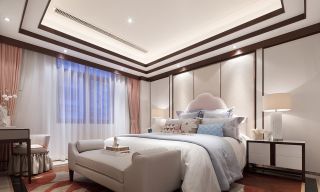 中式田园风格时尚卧室设计图