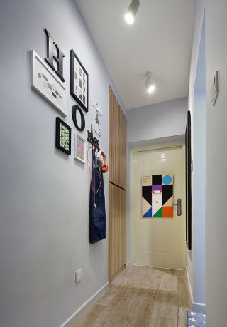 一室一厅小户型室内照片墙设计效果图