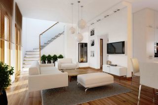 现代简约主义风格客厅家具设计摆放图