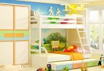 简约别墅设计儿童房实木衣柜装修图片