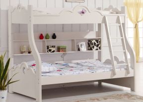 儿童房实木 高低床装修效果图片