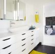 时尚现代小户型家居设计浴室柜装修效果图片