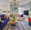 2023美式小户型家居设计布艺沙发装修效果图片