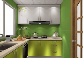 40平米小户型厨房 小户型小清新装修效果图