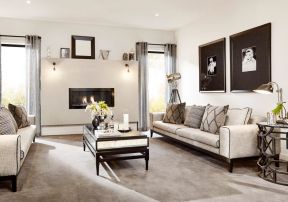 现代简约客厅沙发 现代美式装修效果图