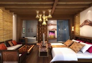 东南亚风格家居卧室装修设计图片 