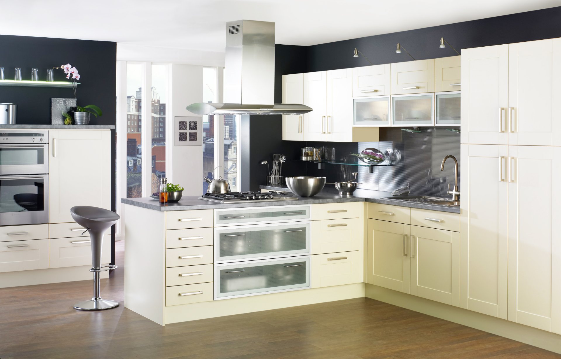 家装厨房橱柜设计装修效果图片