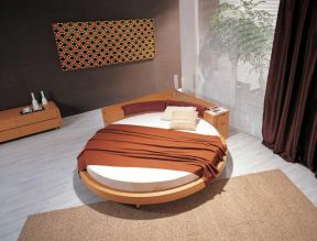 现代风格圆床 室内装饰设计效果图