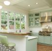 家居厨房整体橱柜颜色设计装修效果图片2023