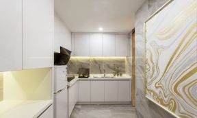 家居厨房整体橱柜颜色设计装修效果图