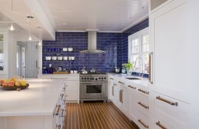 家居厨房整体橱柜颜色设计装修效果图片