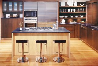 最新厨房整体橱柜颜色效果图片2023