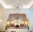欧式时尚风格卧室床头背景墙设计效果图