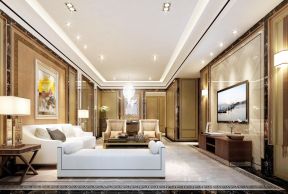 客厅布艺沙发 现代欧式风格效果图