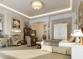大型别墅设计家居卧室套装装修效果图片案例