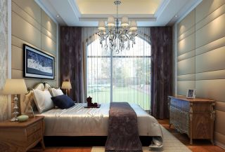 美式新古典风格房屋卧室设计效果图片