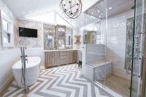 二层别墅设计 浴室设计效果图