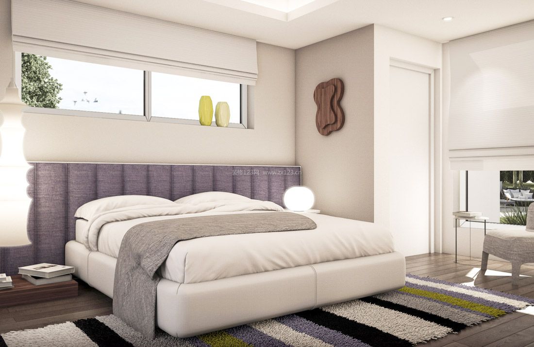 简约时尚风格复式家居卧室装修效果图片