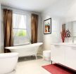 简欧复式家居浴室装饰品装修效果图片