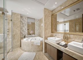 美式复式家居浴室设计效果图案例