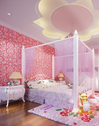 韩式卧室吊顶造型装修效果图片