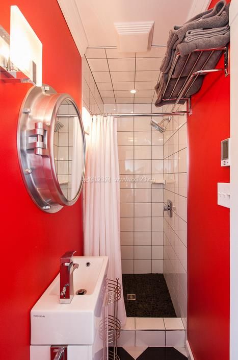 50平米小户型卫生间浴帘设计图片