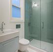 50平米小户型卫生间玻璃淋浴间装修效果图
