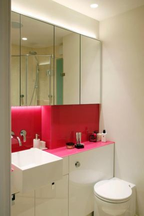 50平米小户型卫生间 镜子装修效果图片
