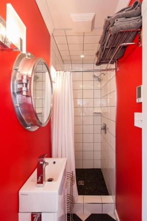 50平米小户型卫生间 浴帘图片