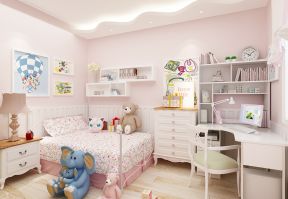80平米现代效果 儿童卧室装修效果图