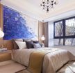 现代家居卧室设计床头装饰画装修效果图片