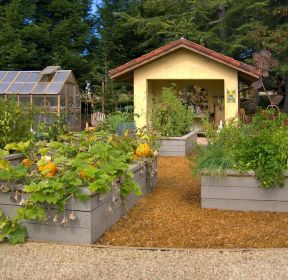 最新双拼别墅庭院设计效果图片-每日推荐