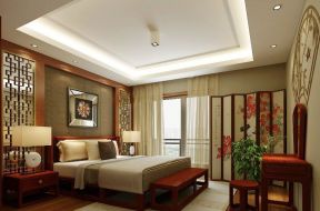 新中式风格元素卧室设计效果图片大全