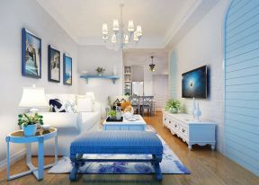 小户型家庭室内 地中海风格装修效果图片