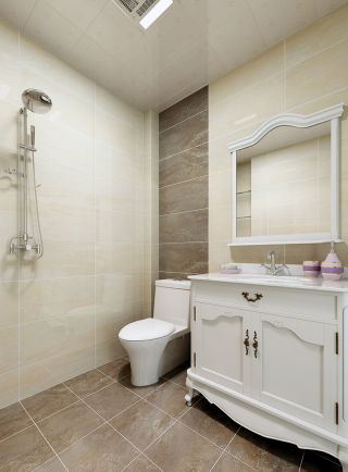 欧式超小户型卫生间浴室柜装修效果图片案例