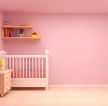 小女生卧室设计粉色墙面装修效果图片