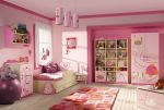 小女生卧室设计粉色调装修效果图
