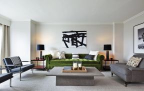 80平米现代风格 客厅沙发颜色搭配