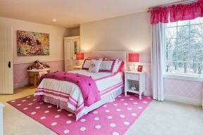小女生卧室设计 卧室颜色搭配装修效果图片