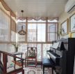 现代中式家庭琴房装修效果图片