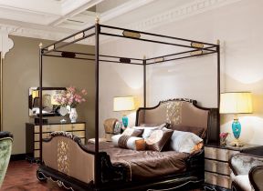 卧室家具装修图 简约中式风格装修效果图片