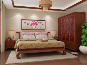 中式风格装修图 家庭卧室衣柜