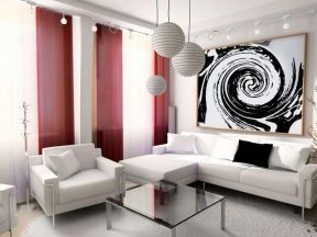 现代风格色彩 现代风格客厅沙发背景墙