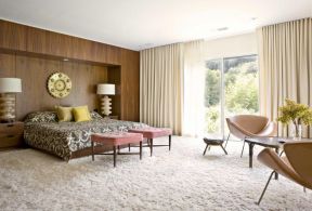现代风格色彩 现代卧室床头背景墙