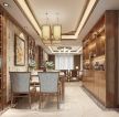 简约中式客厅餐厅装饰装修效果图2023