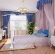 最新地中海宜家家居卧室床缦装修效果图片