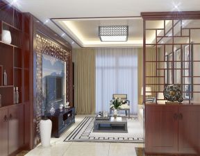 简约中式客厅装饰 装饰品装修效果图片