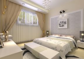 2023最新现代家居卧室窗帘搭配效果图案例
