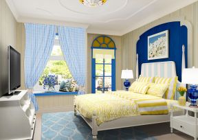 整套卧室家具效果图 简约地中海风格