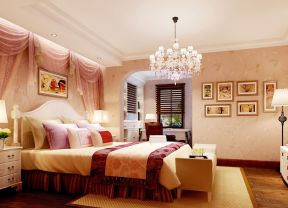 最新欧式风格整套卧室家具装修效果图片2023